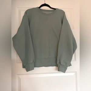 Sage Green TNA Cozy AF sweatshirt - size 2